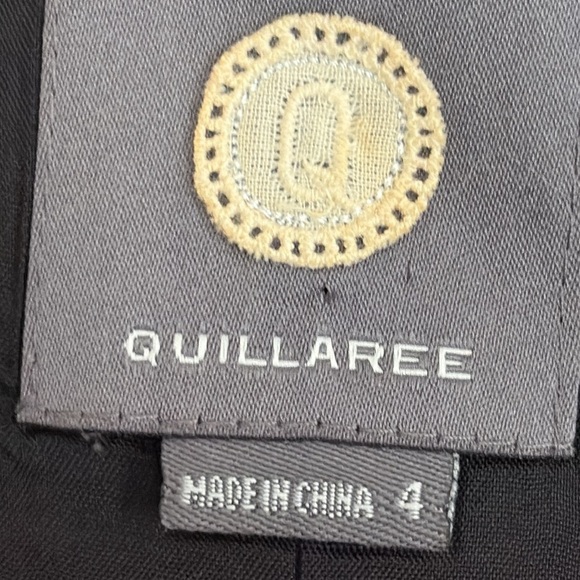 BHLDN x Quillaree Gens Du Monde Dress 100% Silk Black Size 4 - Picture 11 of 16